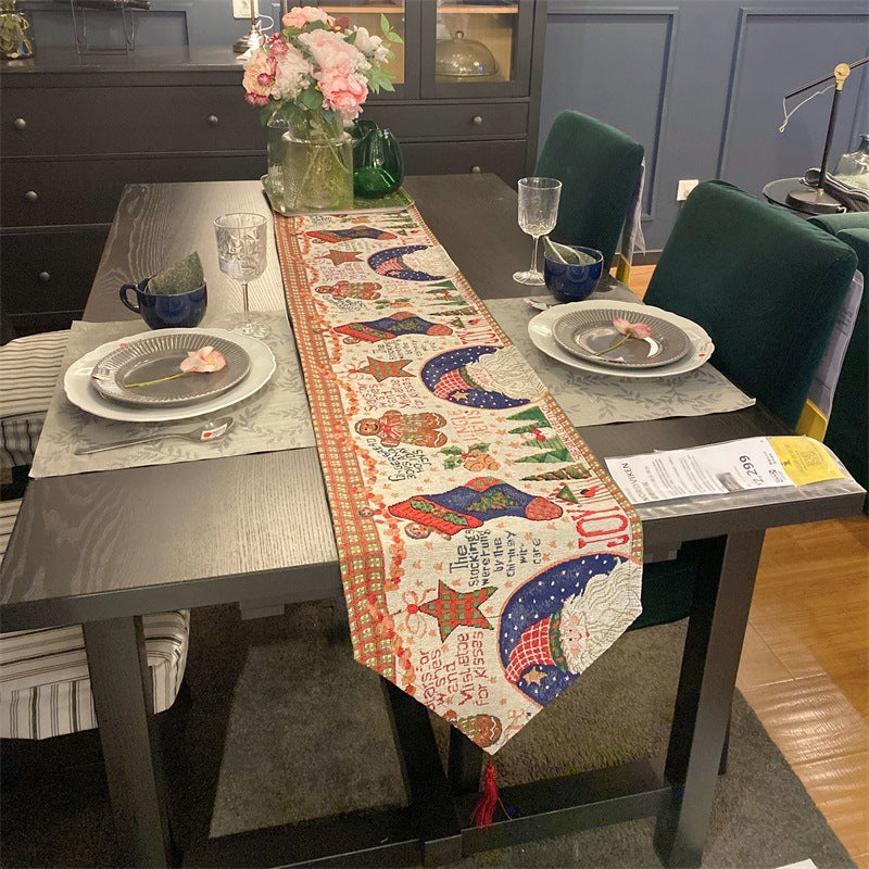 Christmas Table Flag