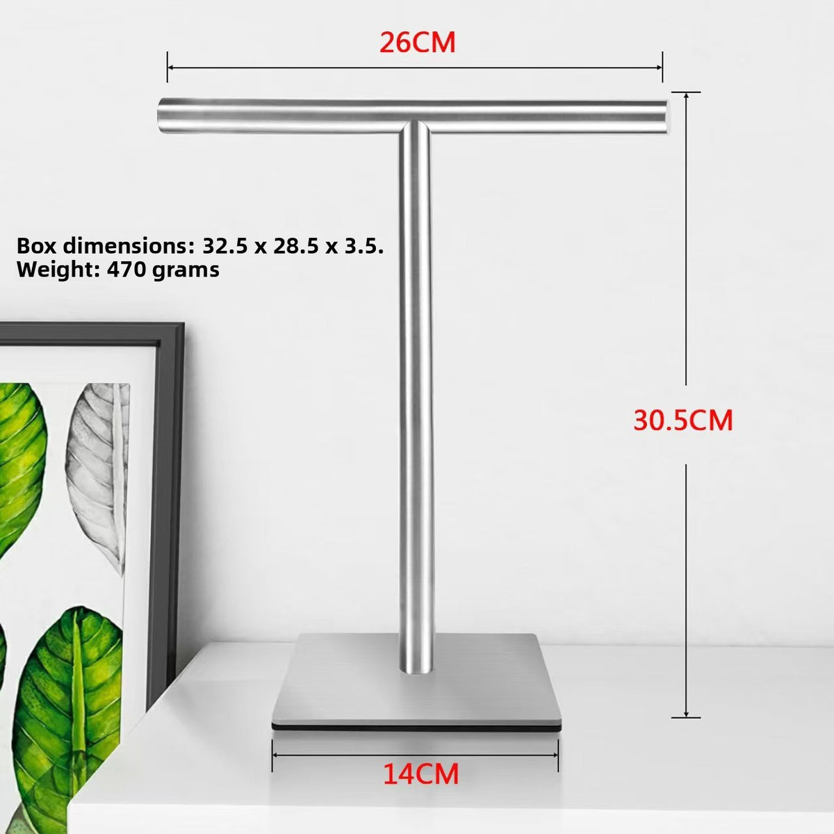 Towel Bar Round Bottom Square Bottom Self-adhesive Simple Towel Rack