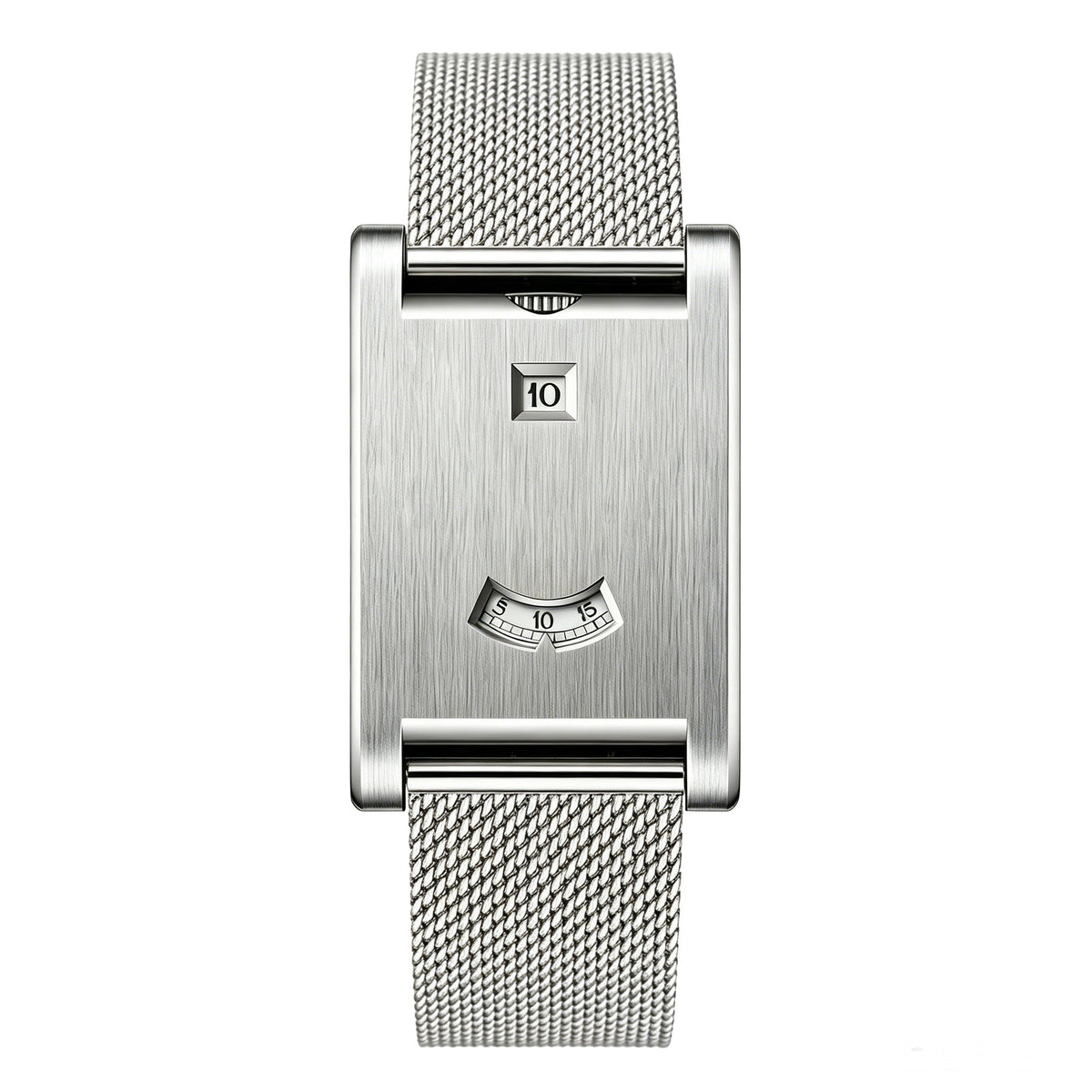 Square Digital Leather Strap Watch