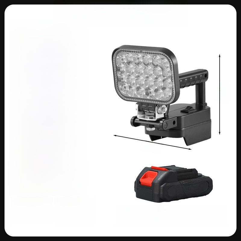 Portable Outdoor LED Work Light with Dual USB Charging