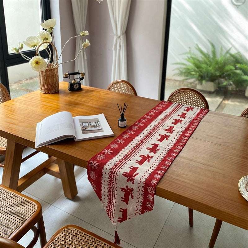 Christmas Table Flag