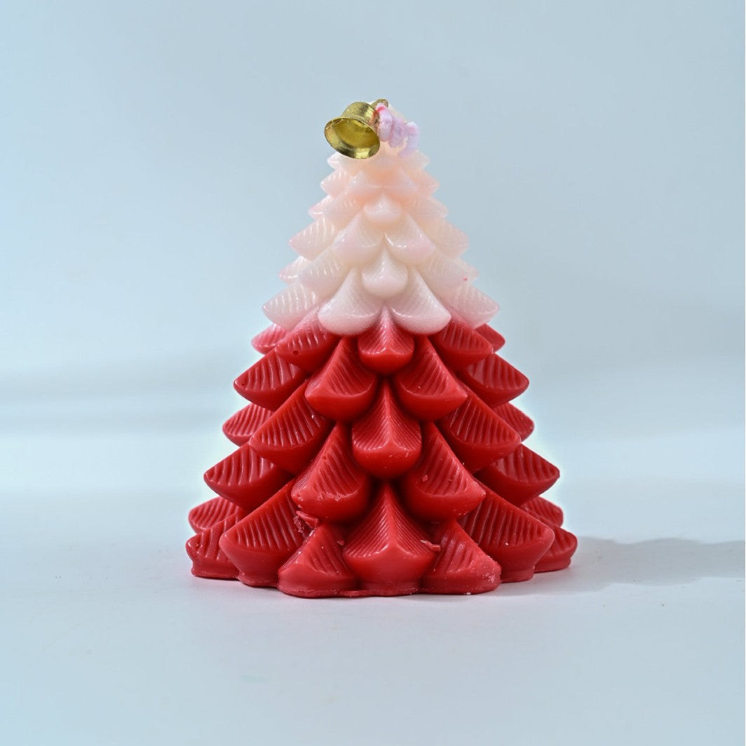 Handmade Christmas Tree Scented Candle Novelty Holiday Gift Box Set