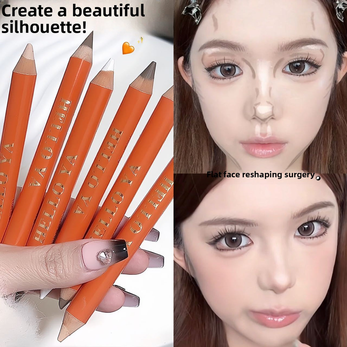 Double Ended Contouring Highlighter Pen