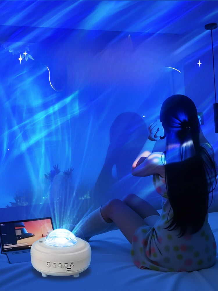Star Projector Lamp with Bluetooth Speaker