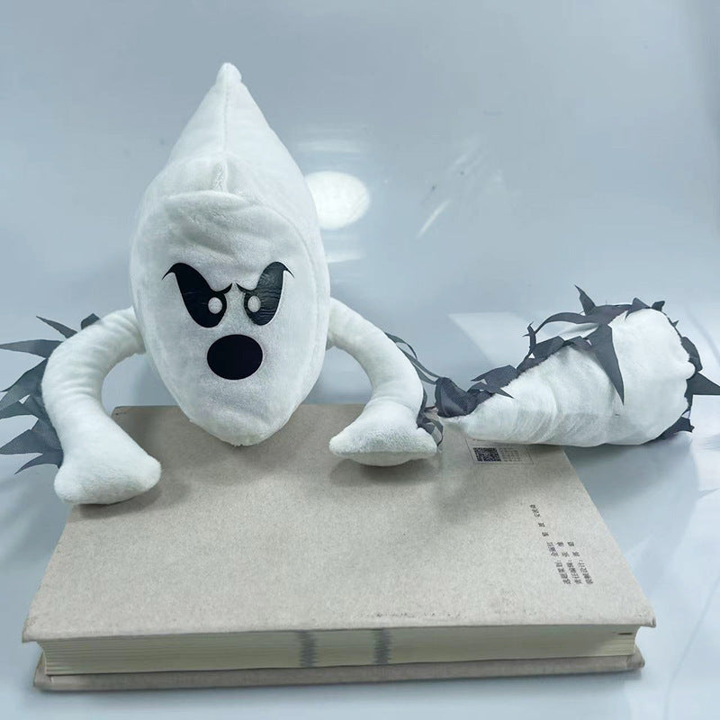 Halloween Gift Glass Decoration Angry Ghost Ghost Plush Toy