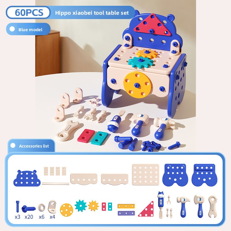 Childrens Pretend Play Toolbox with Electric Drill