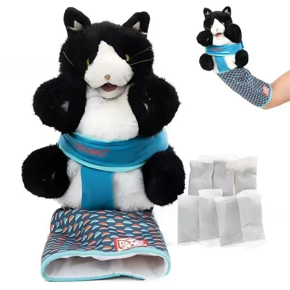 Interactive Cat Wrestling Glove Toy