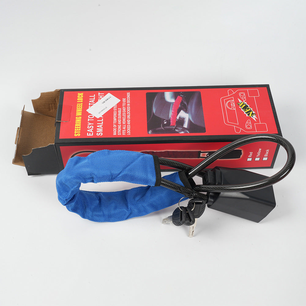 Universal Retractable Car Steering Wheel Anti-Theft Lock
