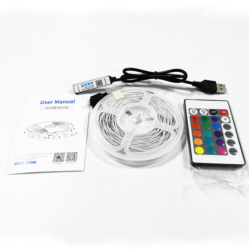 USB RGB LED Light Strip with Music Sync