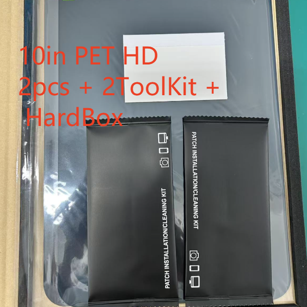10 inch PET HD Clear Screen Protector Film Auto-Adsorption