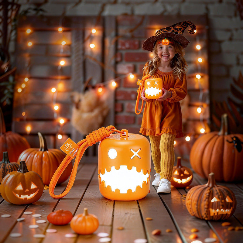 Creative Pumpkin Lantern with Pull String Switch
