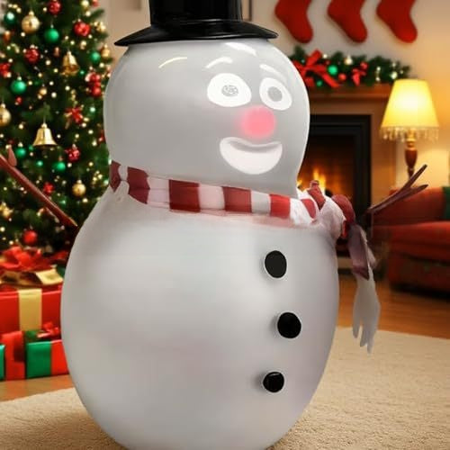 Electric plush snowman