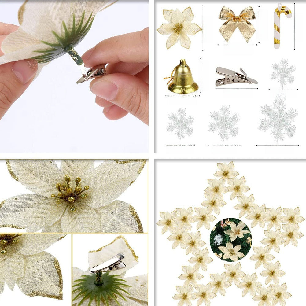 120pcs Christmas Tree Decorations Set