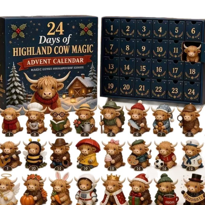 24 Days Christmas Duck Magic Advent Calendar with Animal Blind Boxes