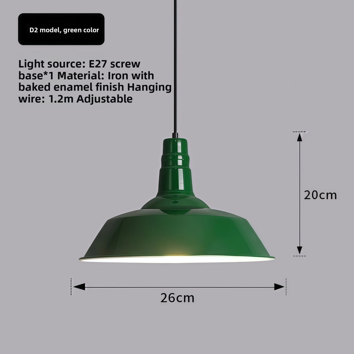 Retro Industrial Iron Pendant Lamp Chandelier