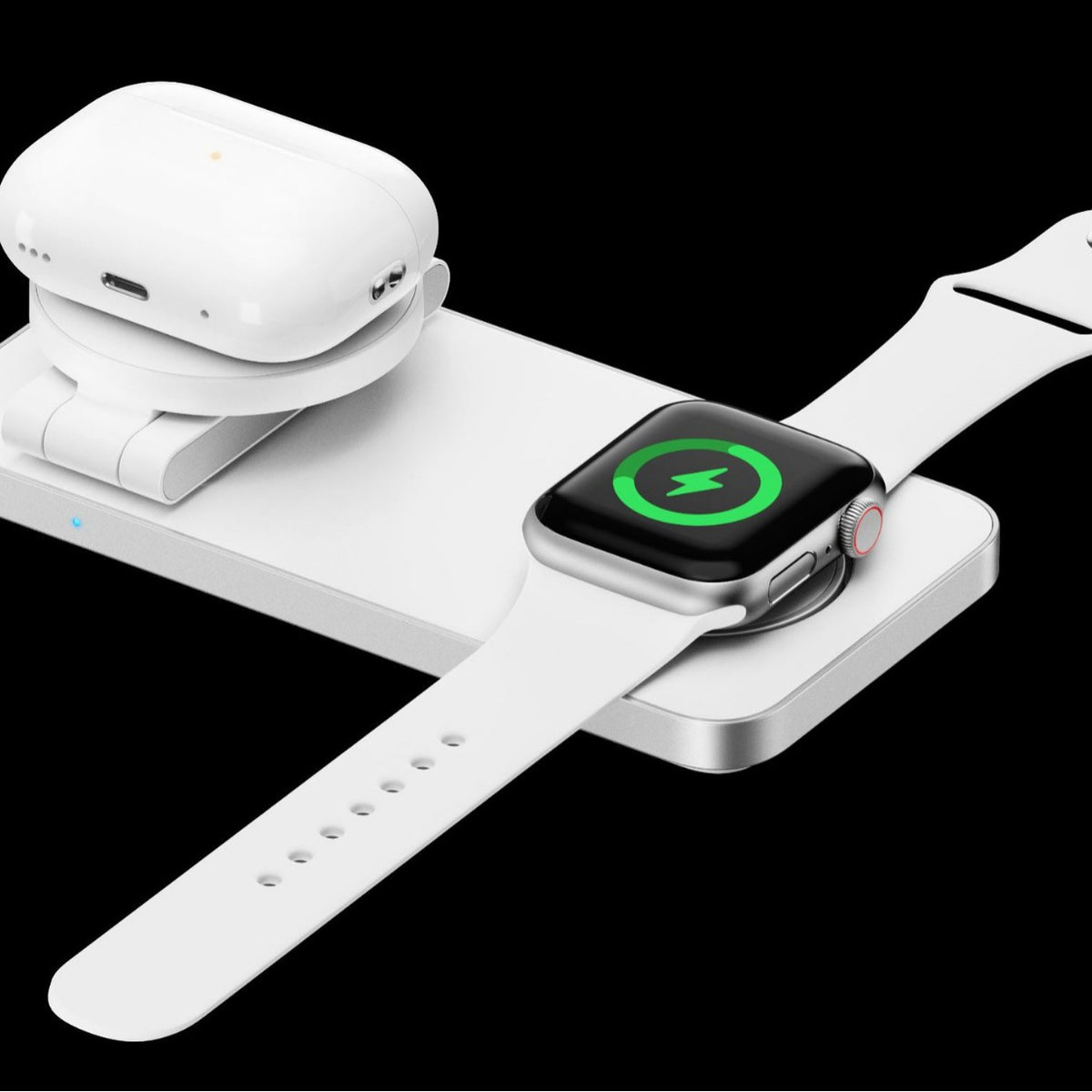 Magnetic Three-in-One Wireless Charger with Night Light