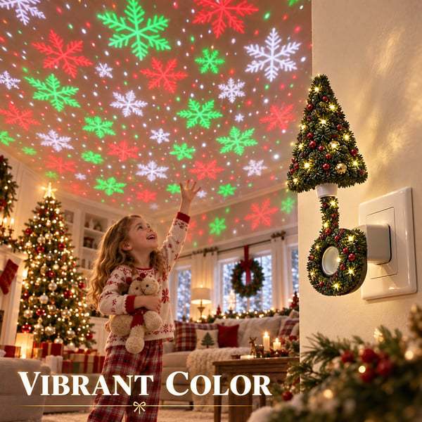 Christmas Tree Projection Plug-in Night Light
