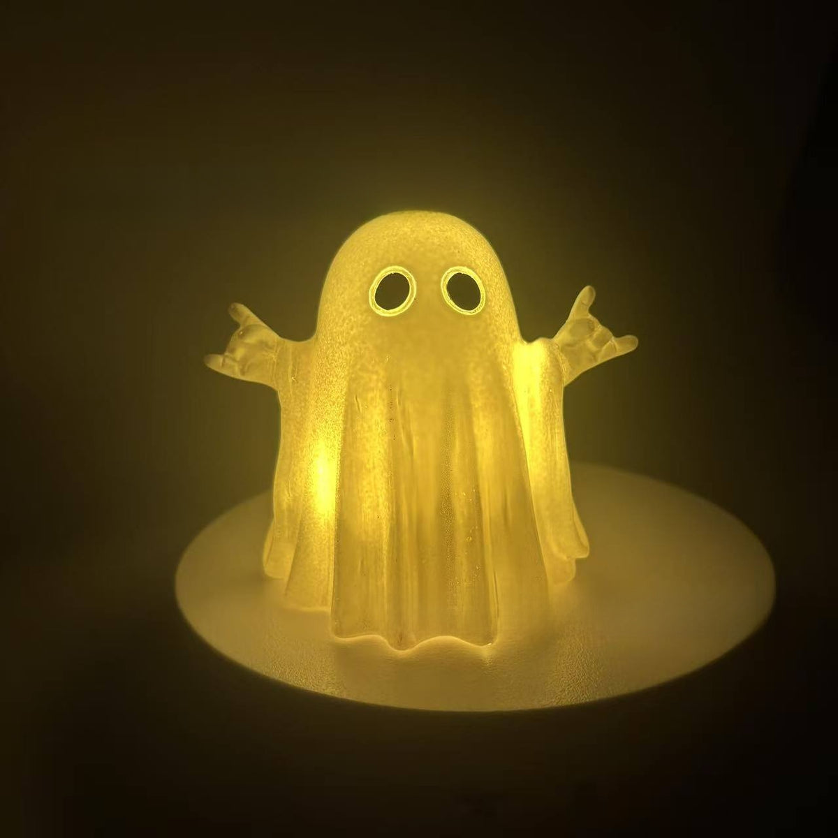 Halloween Cute White Ghost Resin Ornament Party Decoration