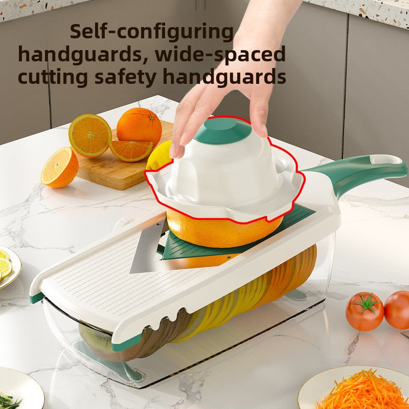 Multi-Functional Vegetable Grater with Hand Guard