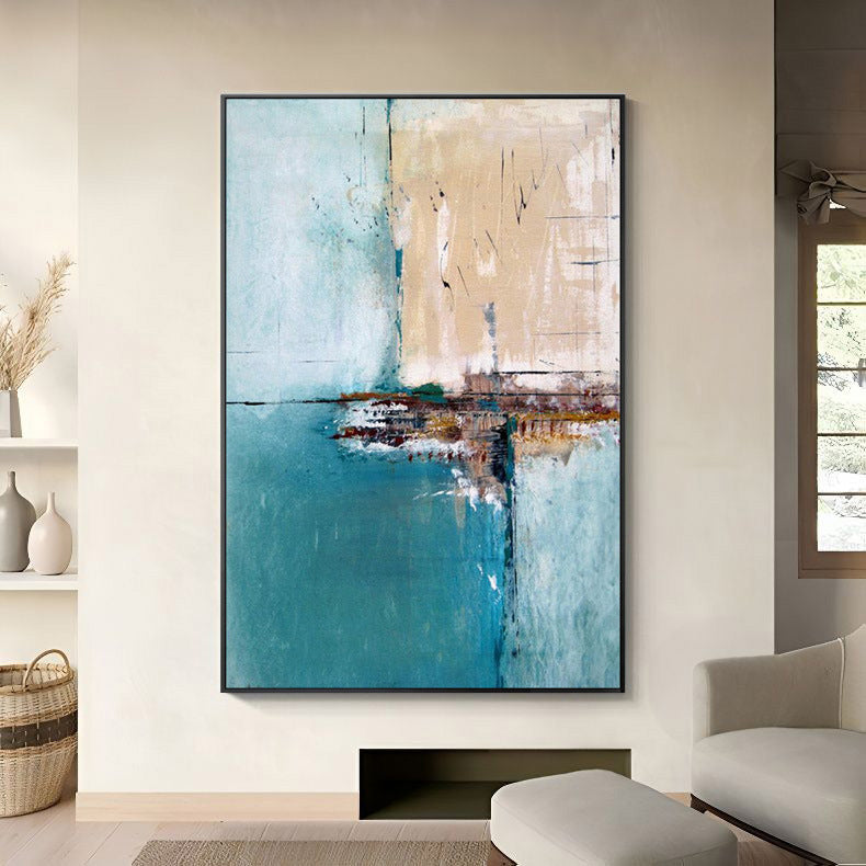 Abstract Textured Wall Art for Modern Interior Decoration