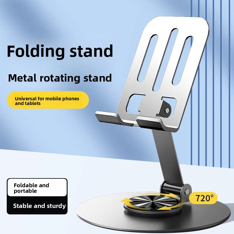All-Metal 360-Degree Rotating Foldable Phone Tablet Stand