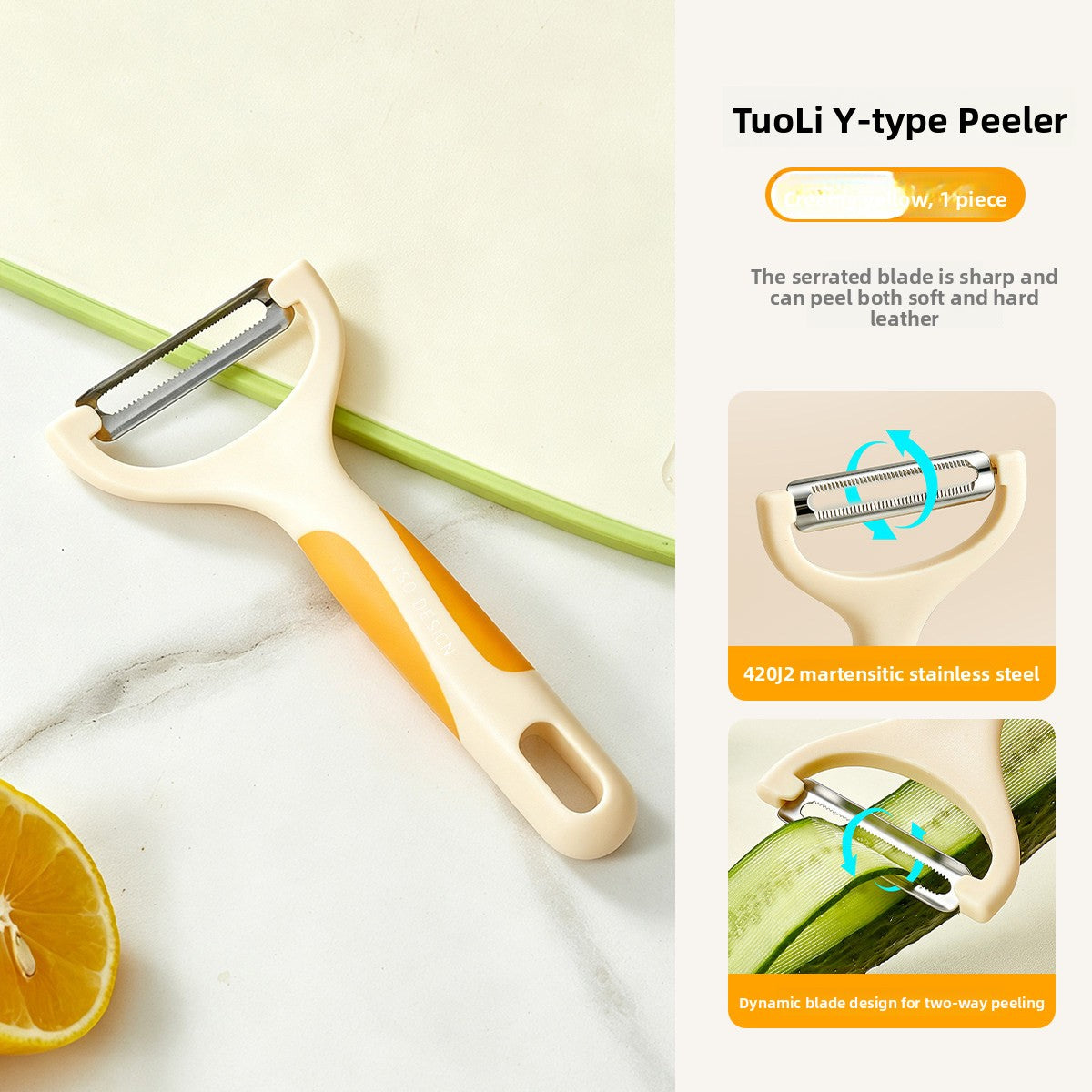 Ivso Kitchen Peeler and Grater Set