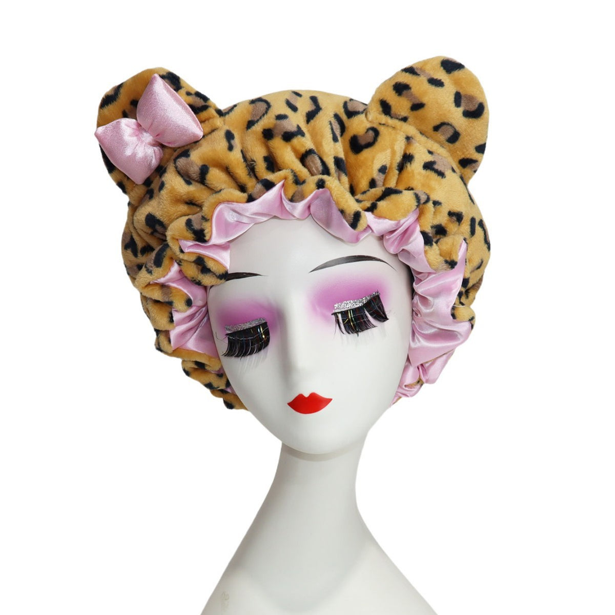 Adjustable Cat Ear Plush Sleep Cap