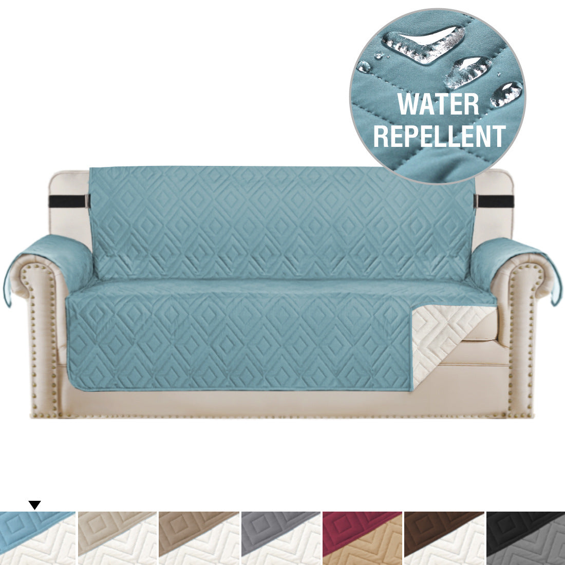 Anti-slip sofa cushion cover