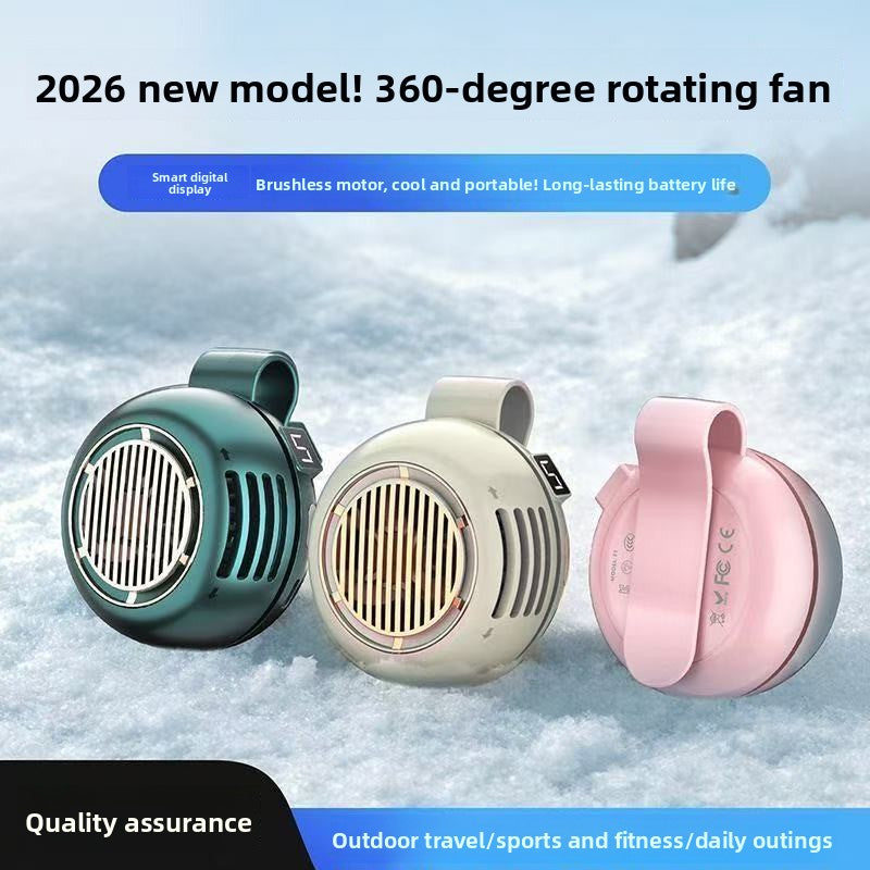 Mini Portable Bladeless Fan with Clip