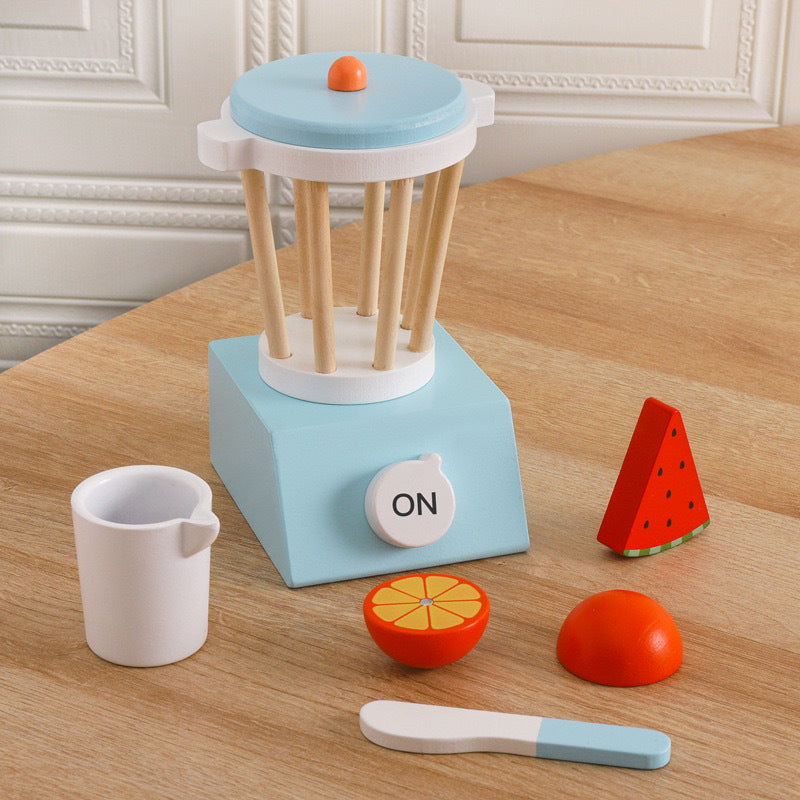 Wooden Kids Pretend Play Kitchen Set