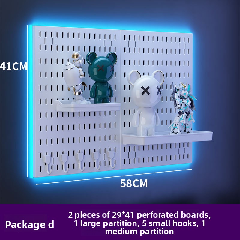 Perforated plastic board