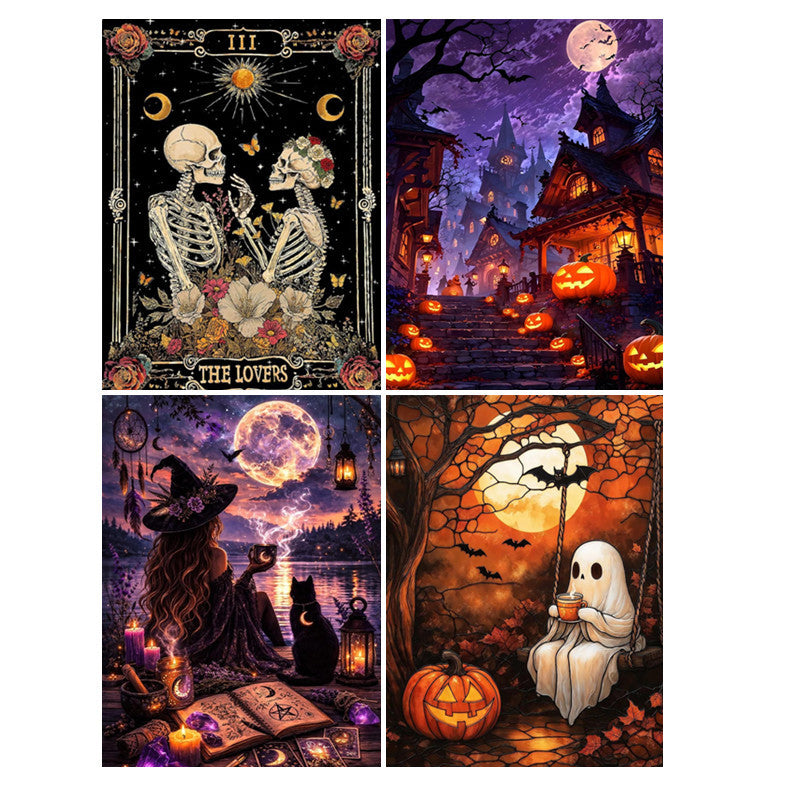 5D Diamond Painting Halloween Decoration DIY Craft