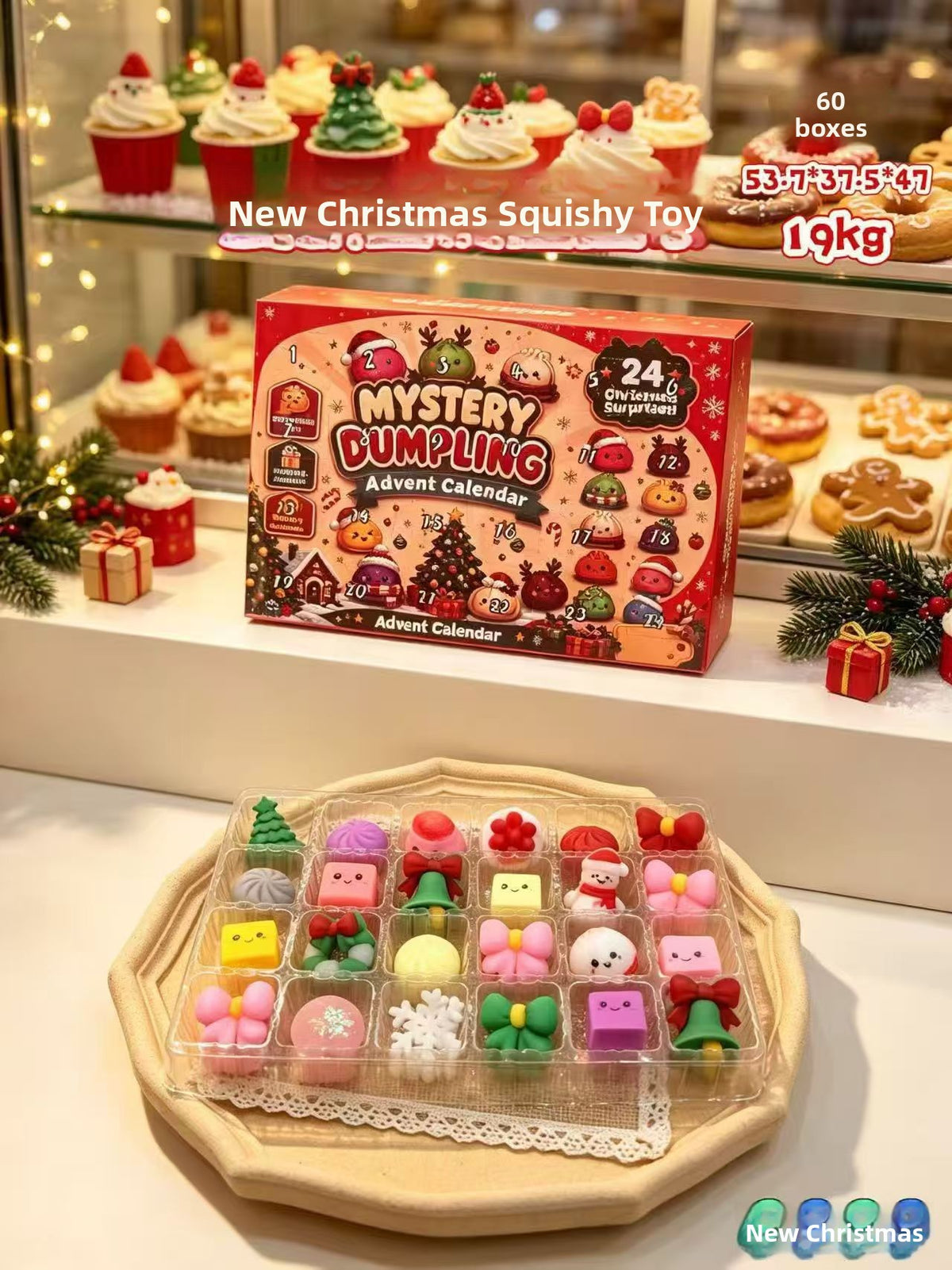 24 Days Christmas Countdown Calendar Blind Box