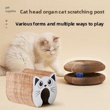 Cat scratching post shaped like an organ