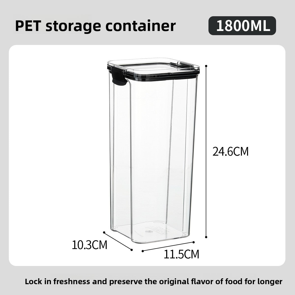 Airtight Plastic Food Storage Container