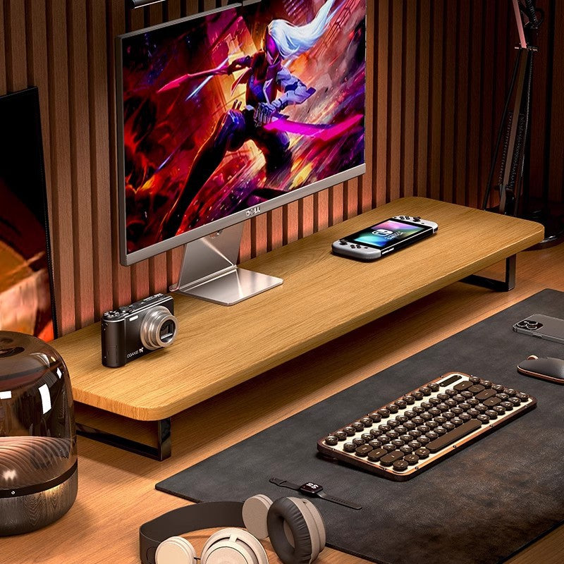 Adjustable Monitor Stand Riser with Storage Shelf
