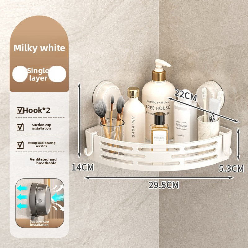 Suction Cup Bathroom Storage Shelf