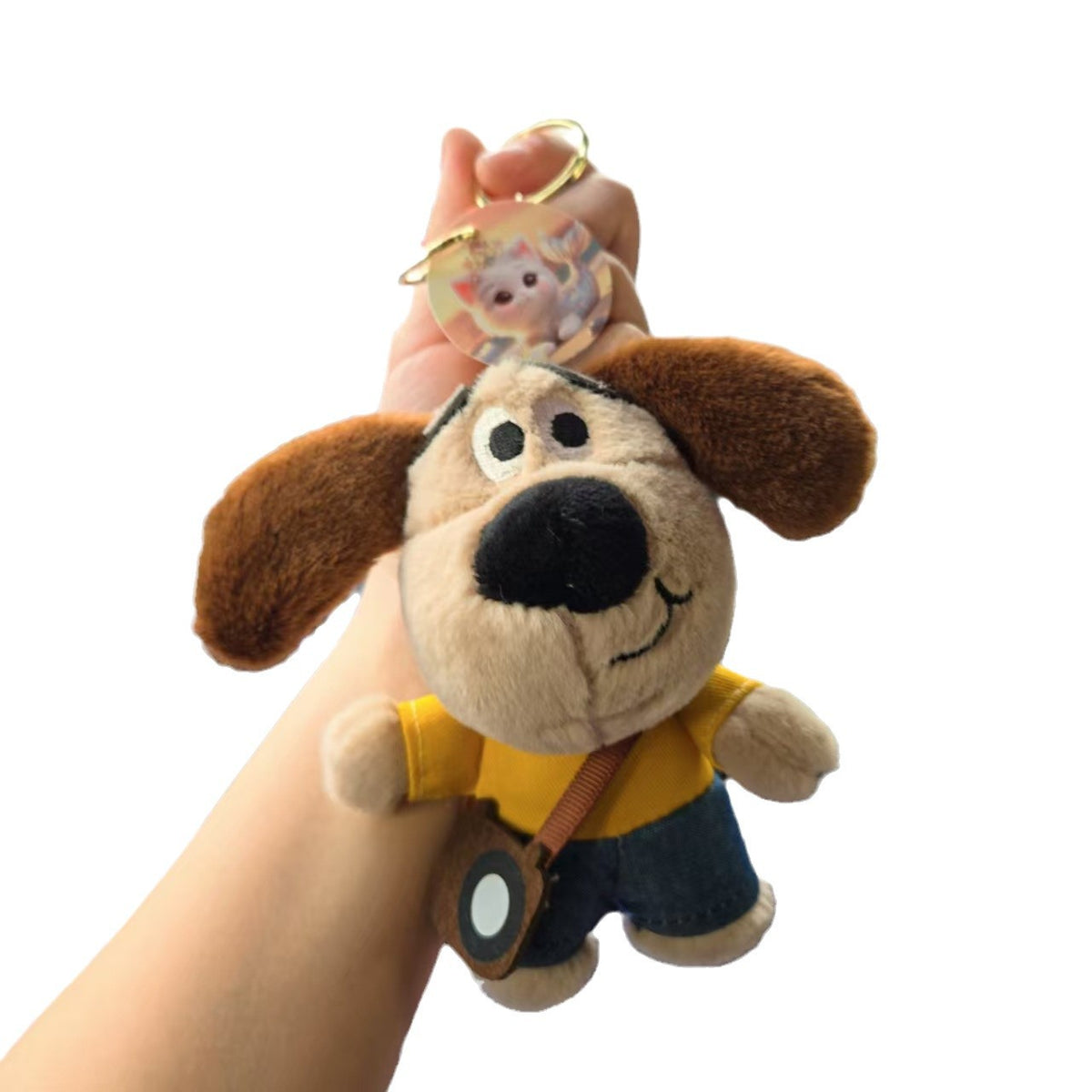 Cartoon Puppy Plush Keychain Bag Pendant