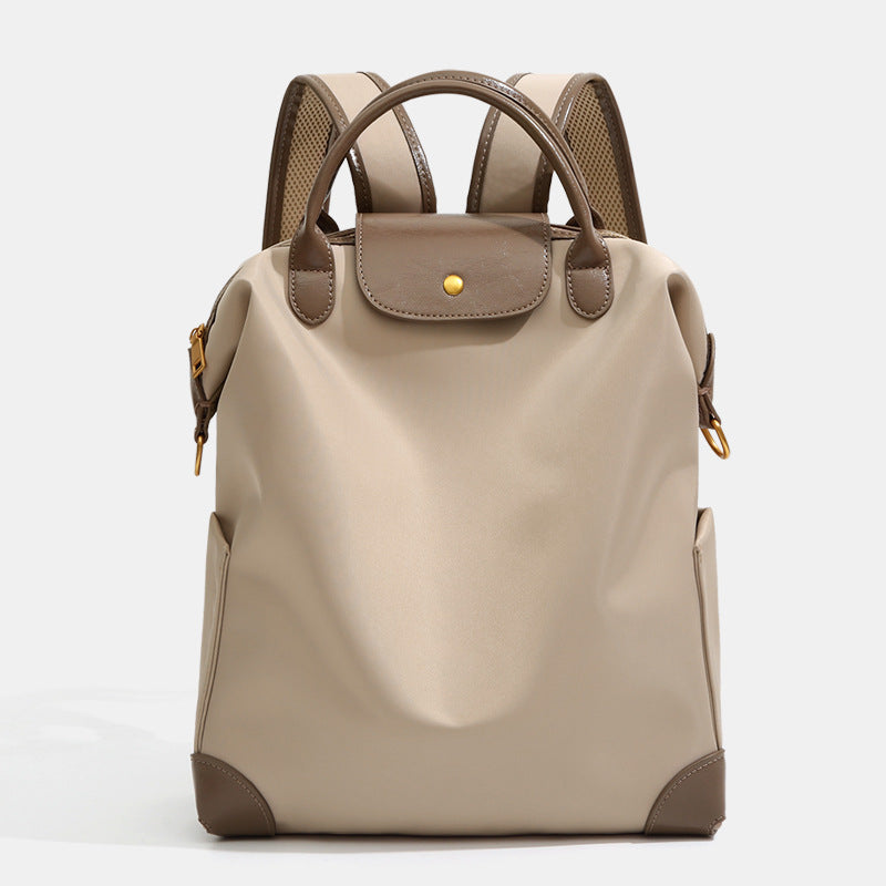 Women's Lightweight Waterproof Nylon Backpack Large Capacity 15 Inch Laptop Bag