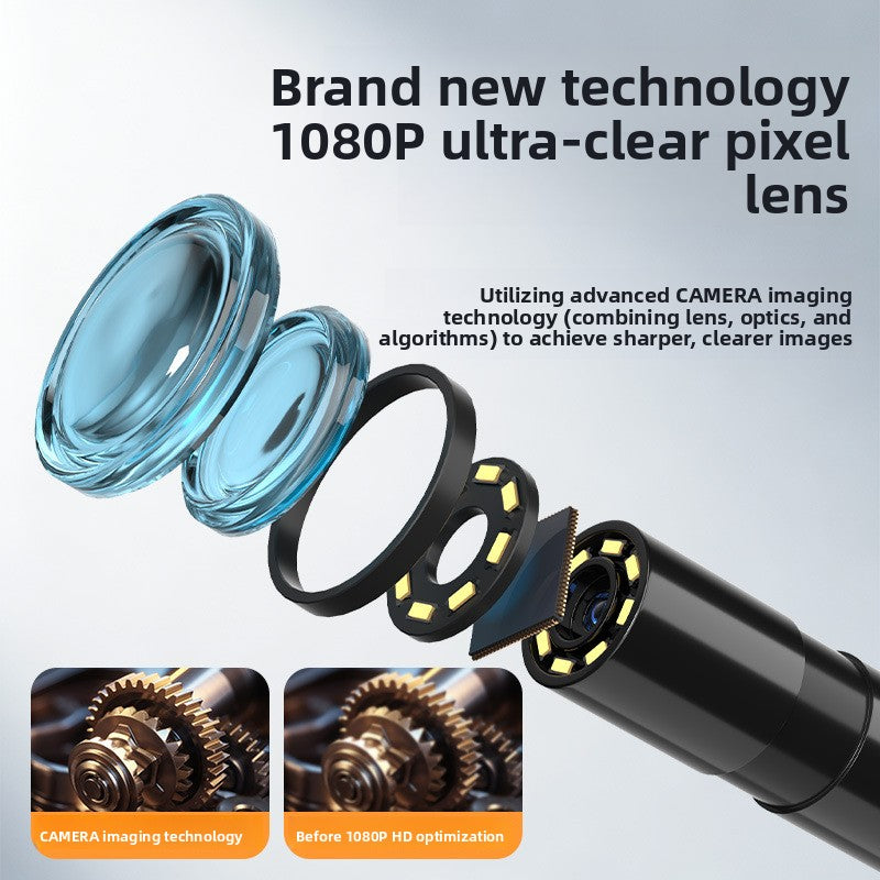 HD Pipeline Inspection Camera with 4.3 Inch Display