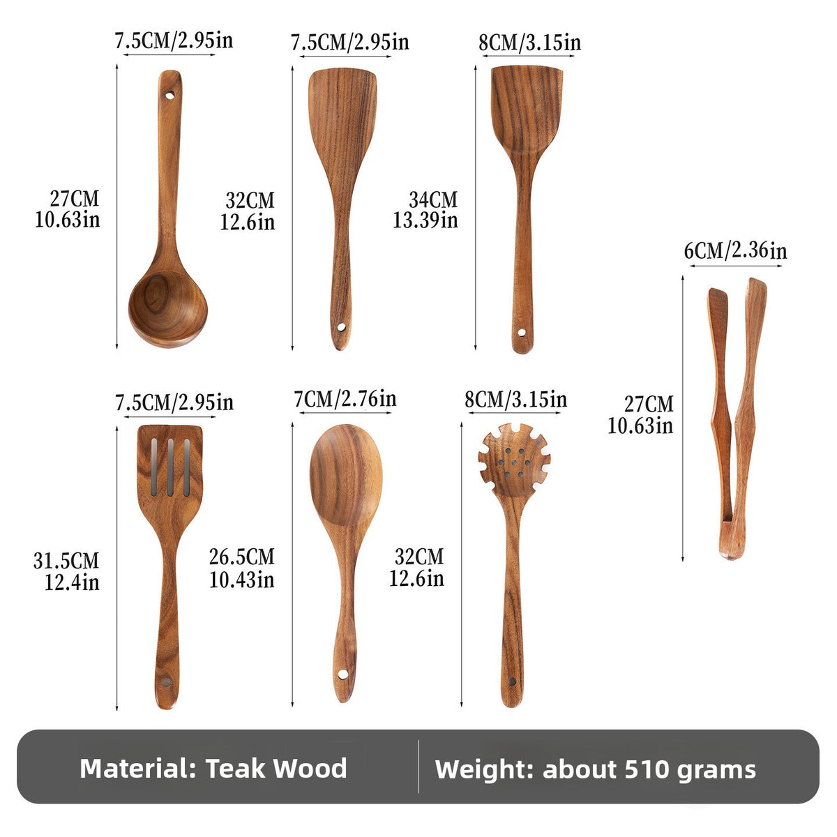 Wooden Rice Ladle Spoon