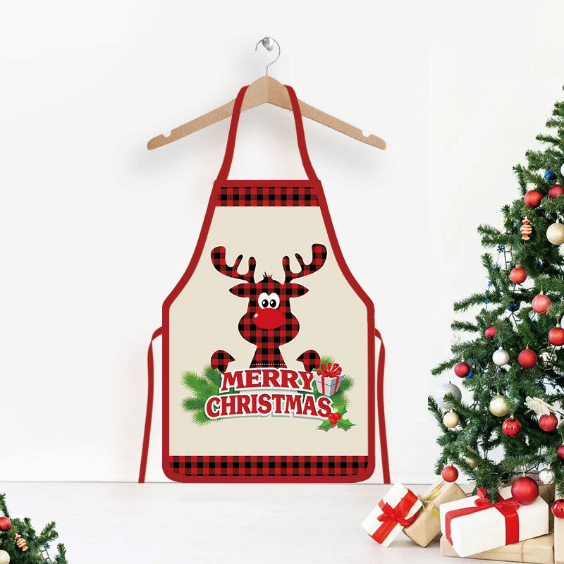 Christmas Printed Apron for Home and Party