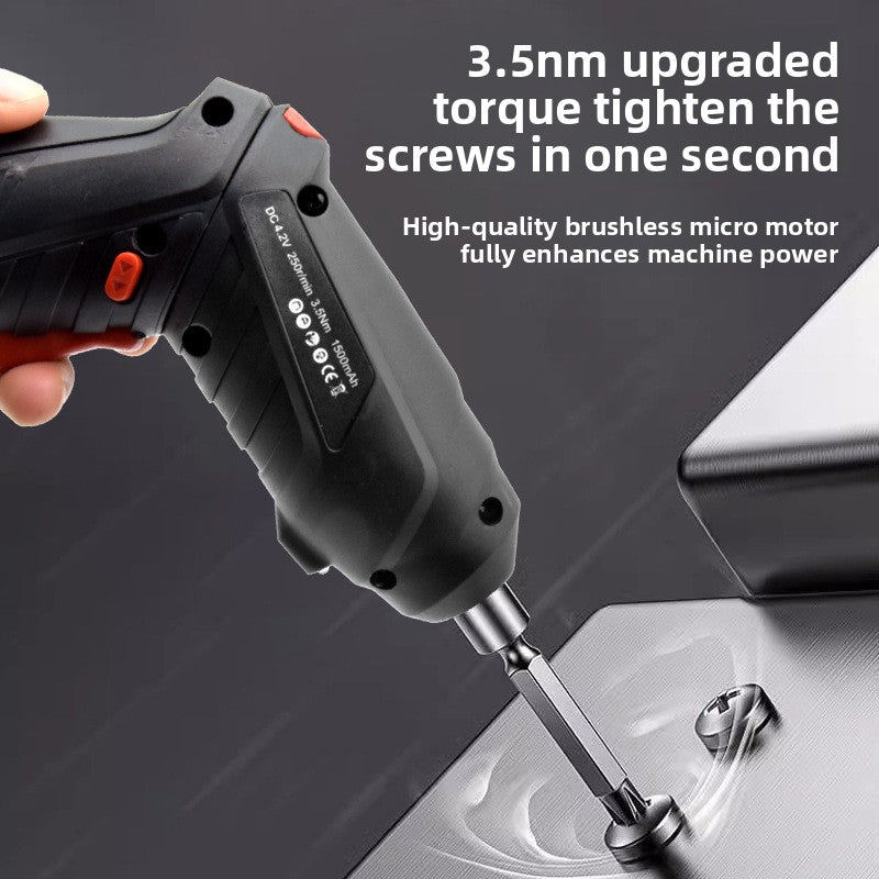 Lithium electric screwdriver electric hand drill rechargeable