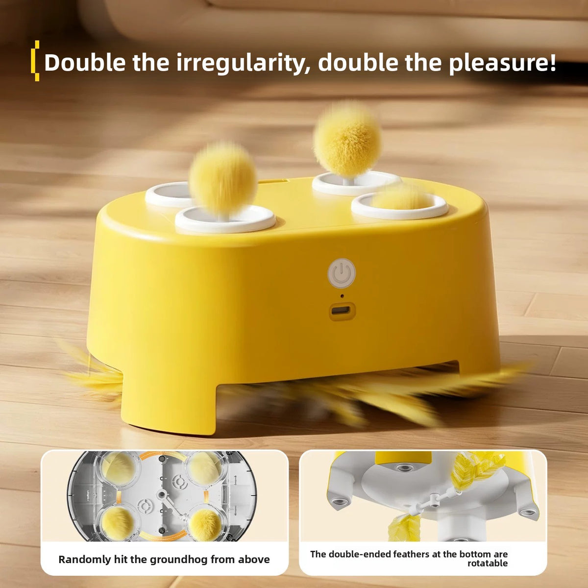 Electric Feather Cat Teaser Toy