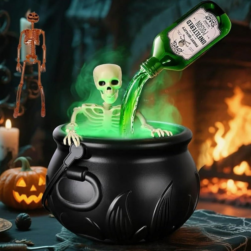 Magic Floating Potion Bottle with Skeleton Bucket