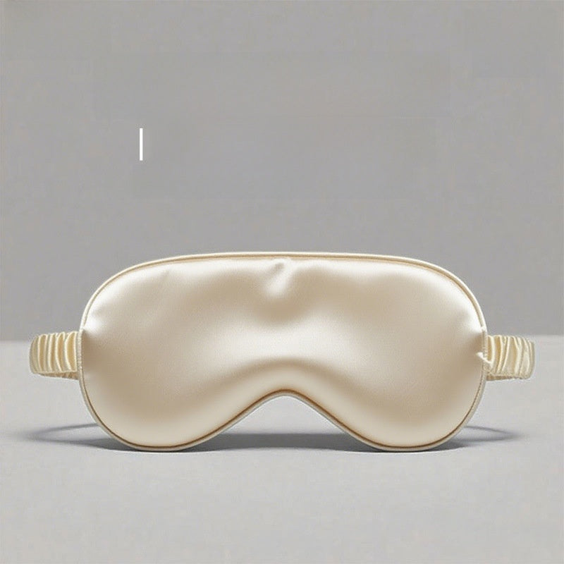 100% Mulberry Silk Sleep Mask, Double-Sided, 99.6% Light Blocking, Breathable Eye Mask for Sleeping with No-Pressure Fit