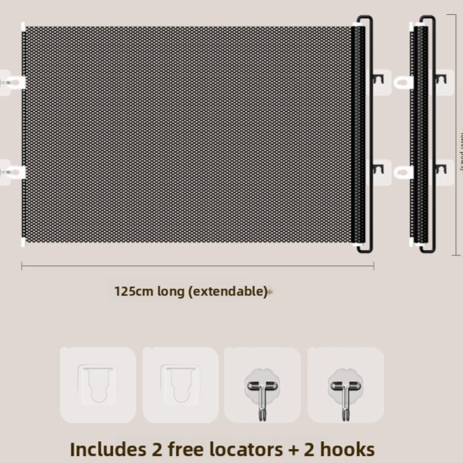 Retractable Pet Barrier Gate