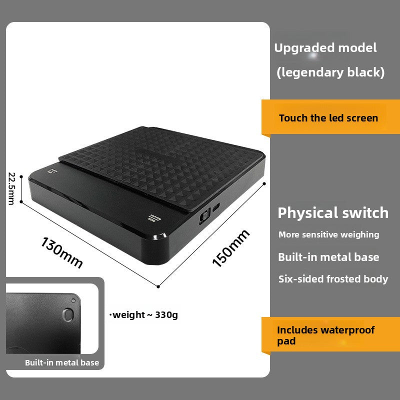 USB Rechargeable Coffee Scale with Timer