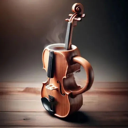 Instrument-Shaped Coffee Mug