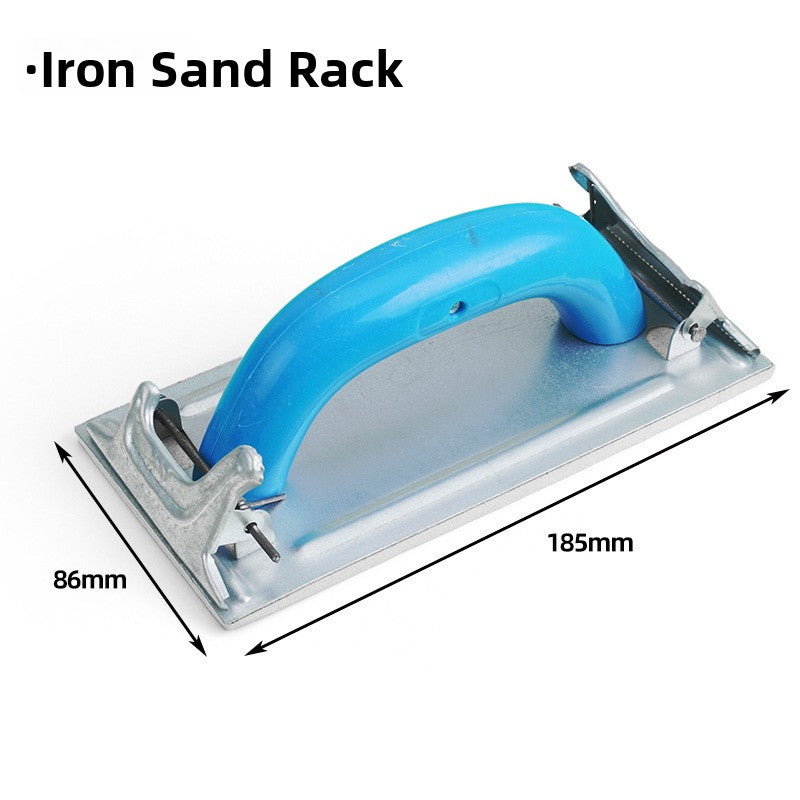 Semi-Circular Corner Sandpaper Holder with Self-Adhesive Base